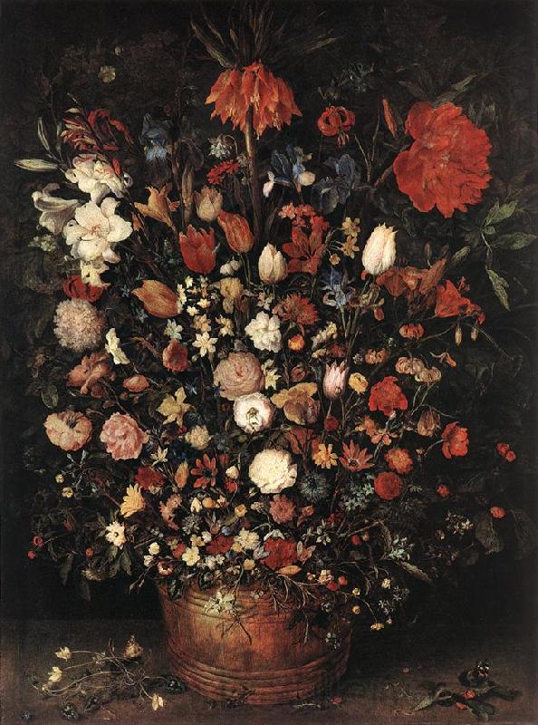 BRUEGHEL, Jan the Elder The Great Bouquet df Spain oil painting art